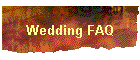 Wedding FAQ